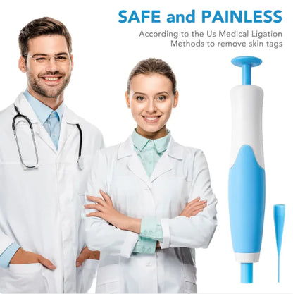 Dual-Head Skin Tag Remover Tool Set (Blue/Orange)